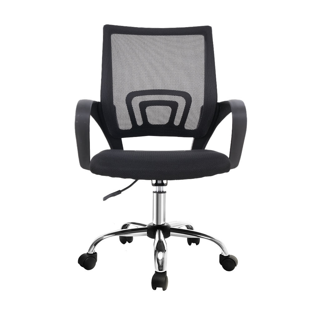 Nexus Mid Back Mesh Office Chair – Black – Regular