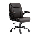 Mid Back Office Chair – Brown