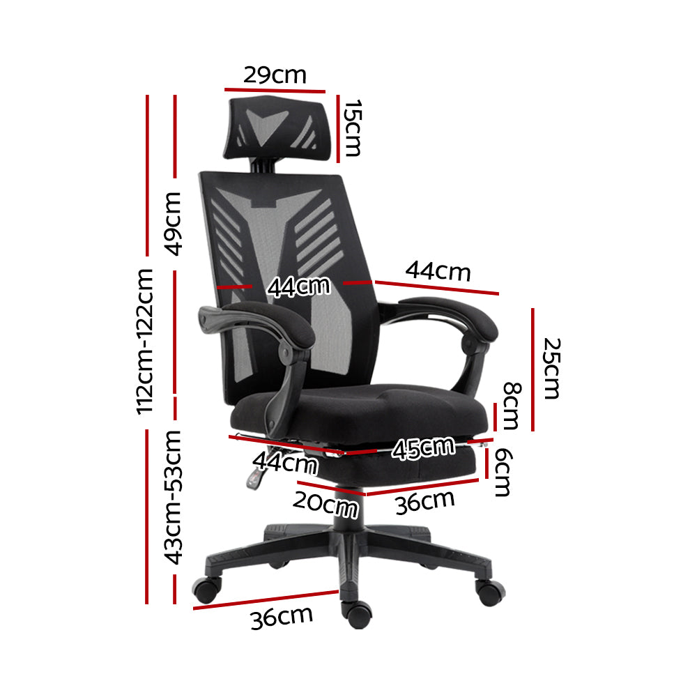 Matrix Mesh Office Chair – Black – Standard