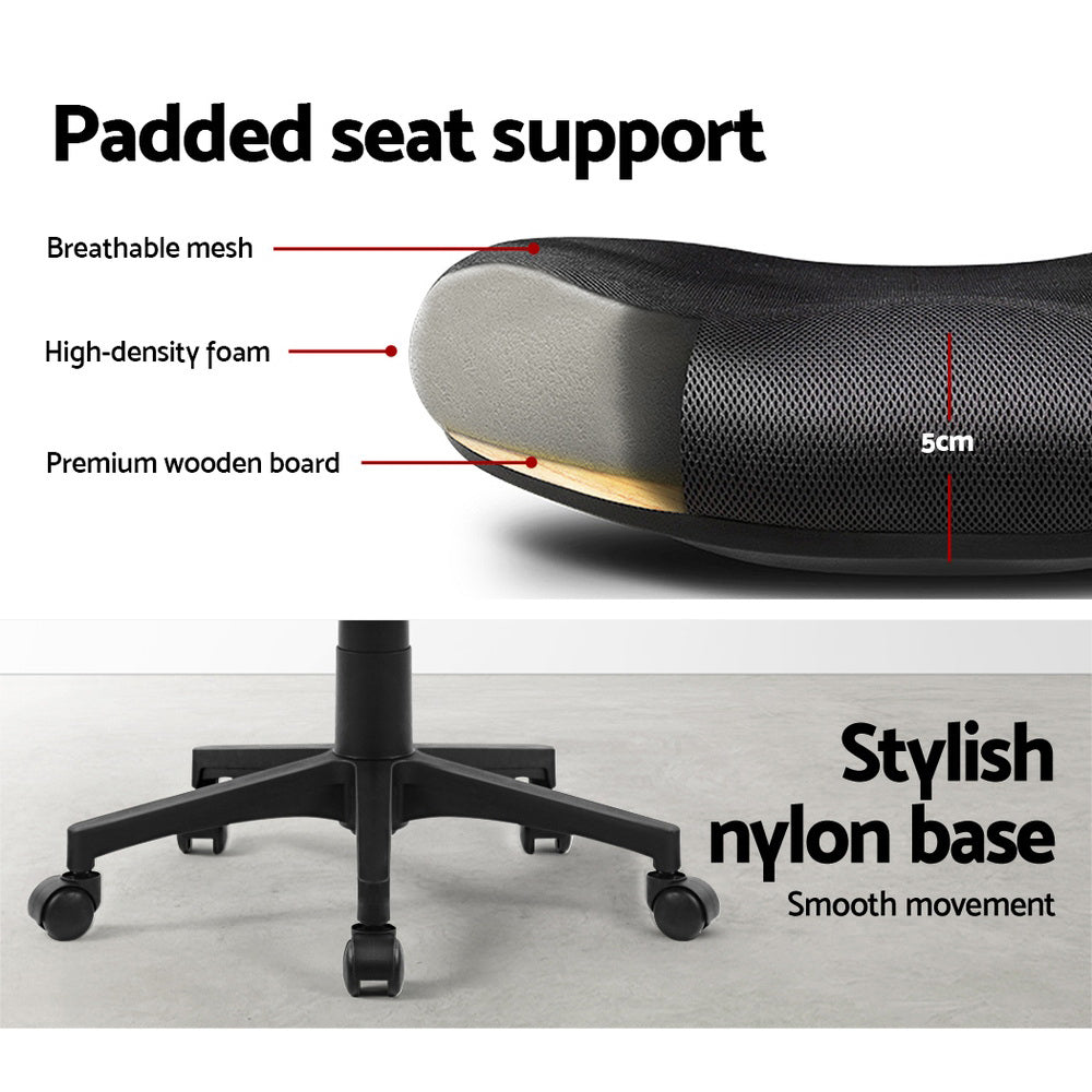 Nile Mesh Office Chair – Black – Mid Back