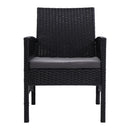 2PC Outdoor Dining Chairs – Wicker Lounge, Garden