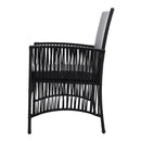 2PC Outdoor Dining Chairs – Wicker Lounge, Garden