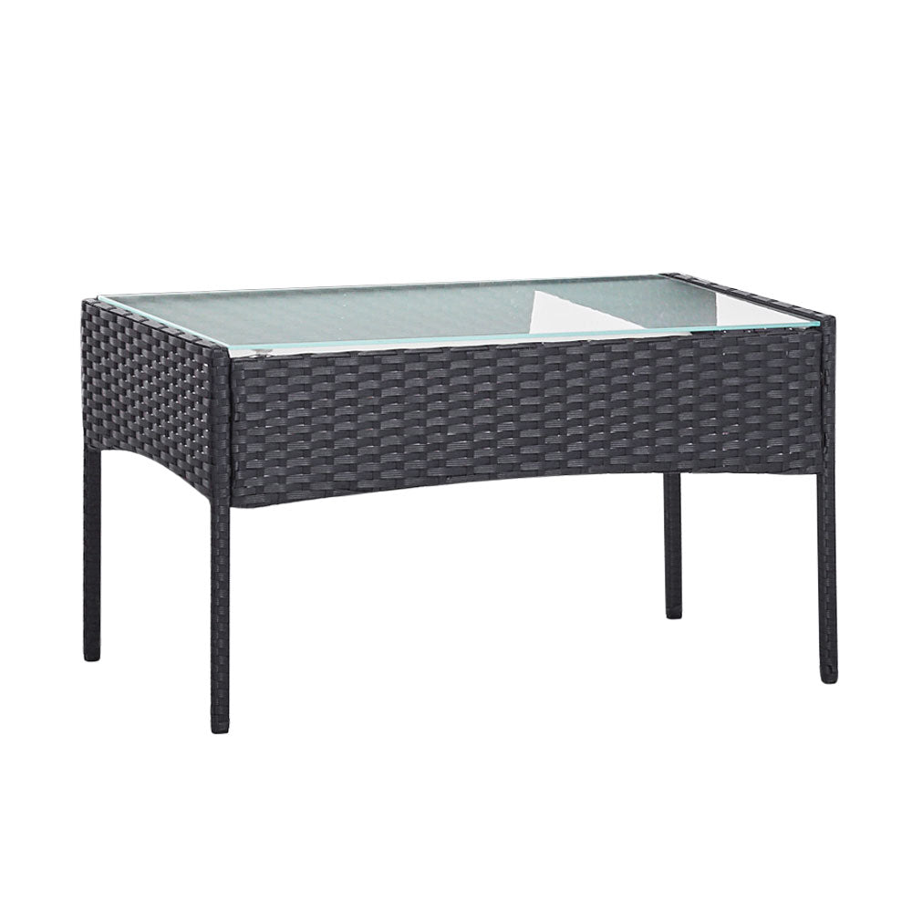 Rowan Outdoor Sofa Set – Dark Grey – 4 Piece