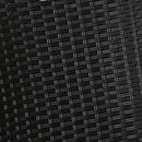 5-Piece Outdoor Recliner & Table Set – Wicker Furniture, Black