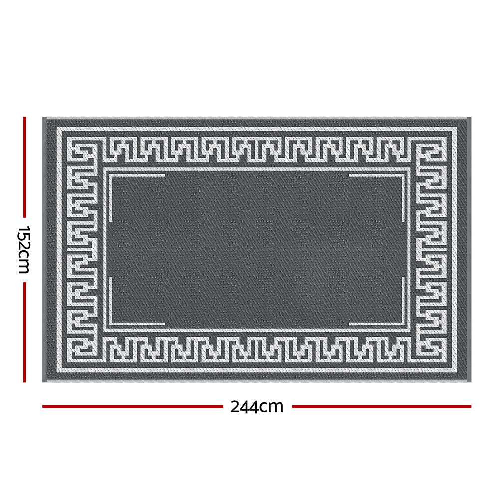 Florence Modern Rug – Grey – 152 × 244 cm
