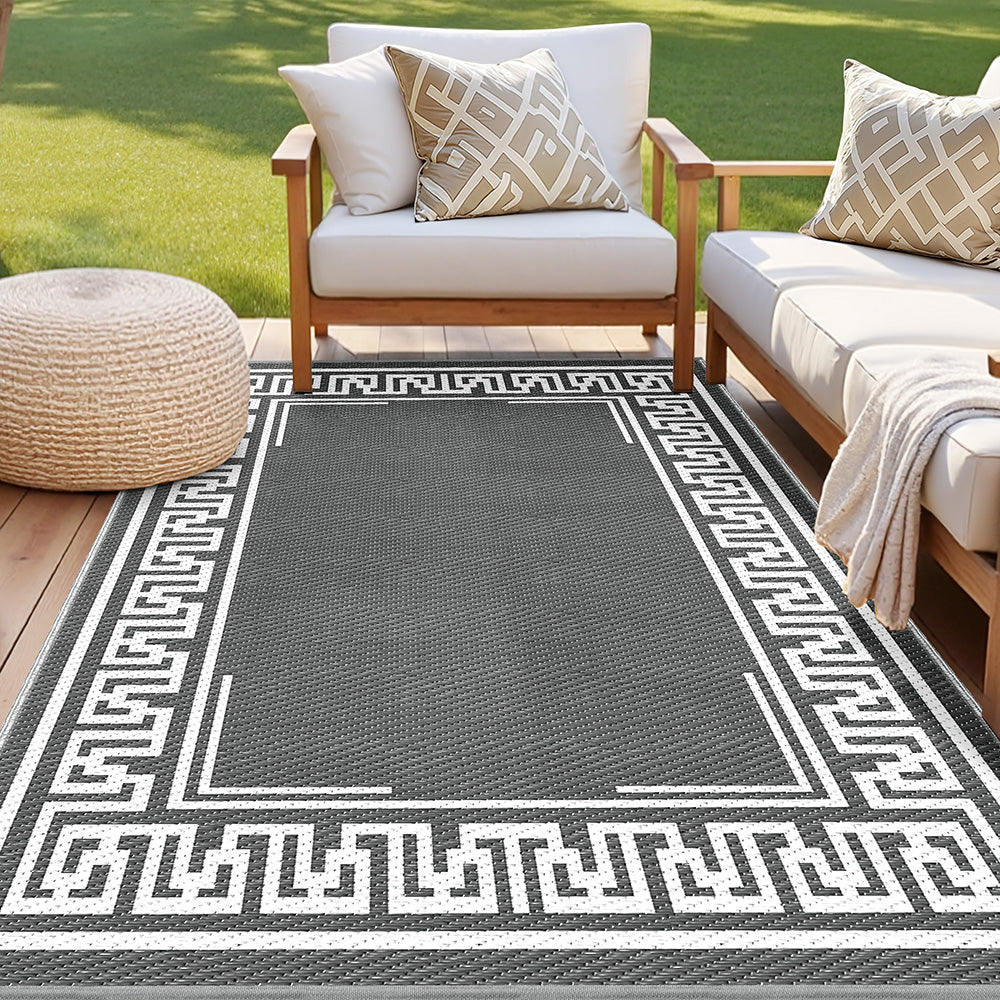 Florence Grey Modern Rug Rugs