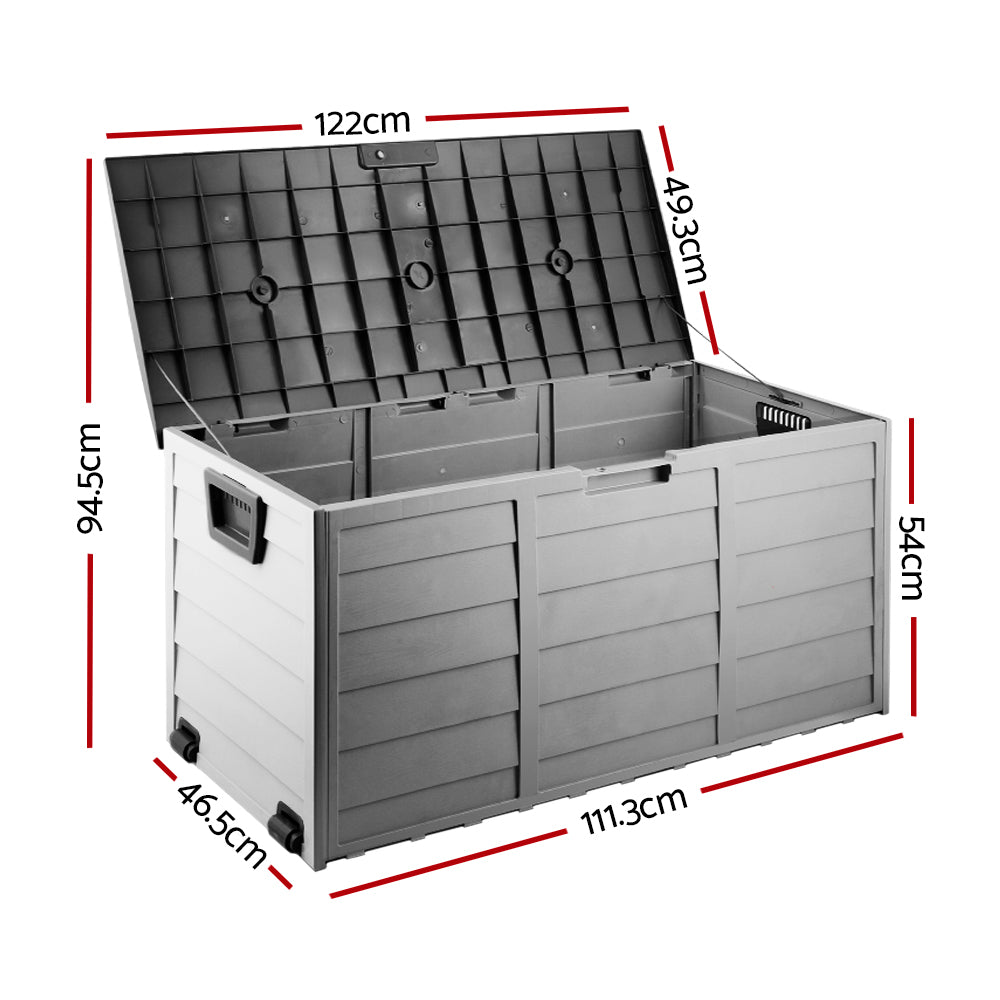 Meridian Outdoor Storage Box – Black – 290L