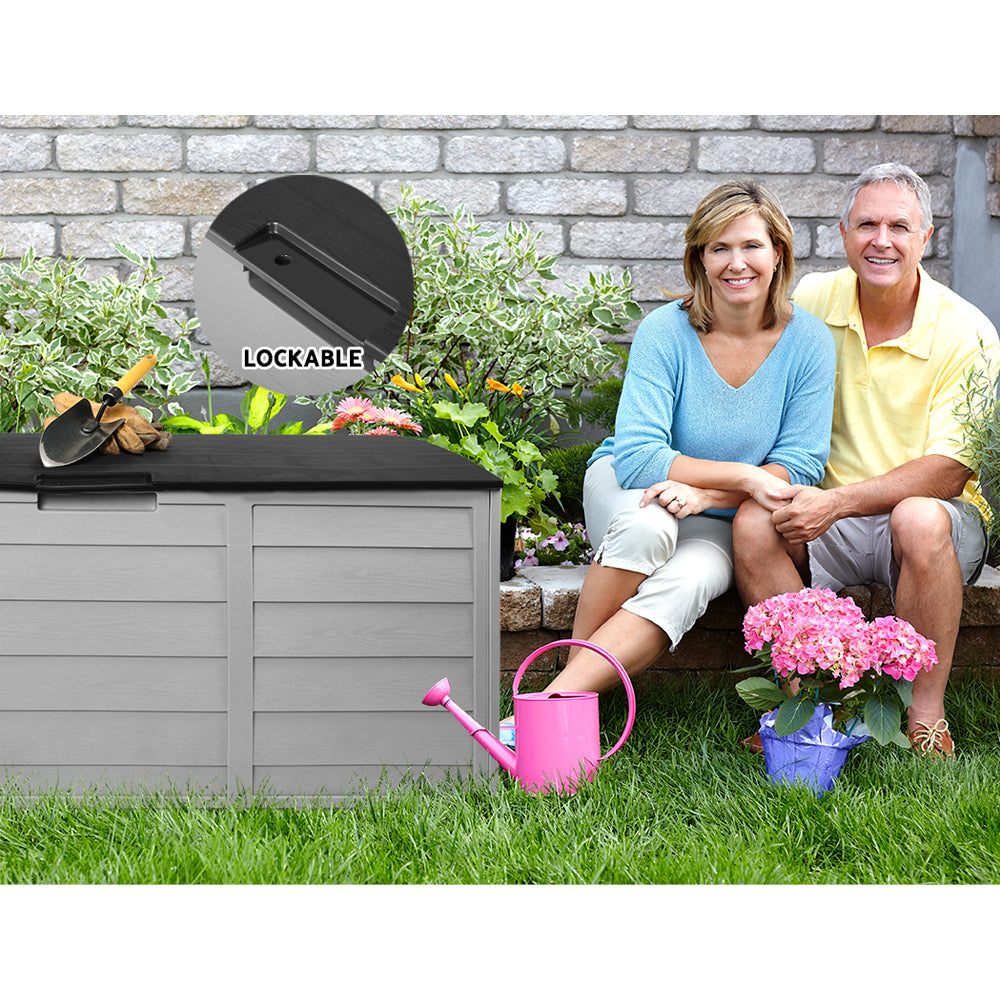 Meridian Outdoor Storage Box – Black – 290L