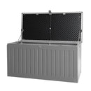 Outdoor Storage Box 270L – Lockable Bench, Grey