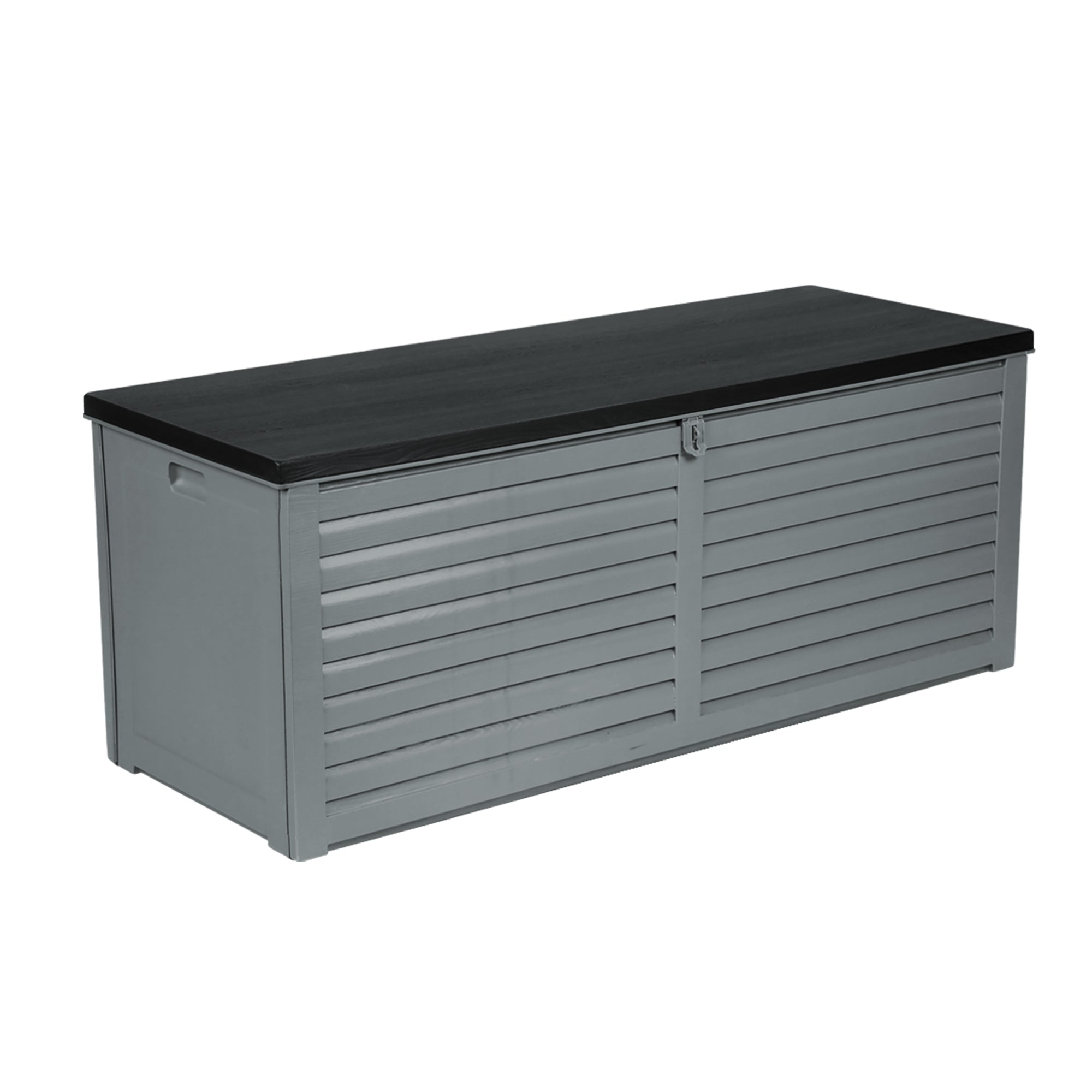 Camden Outdoor Storage Box – Grey & Black – 390L
