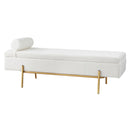 Bed Ottoman with Pillow – 140cm Boucle Fabric