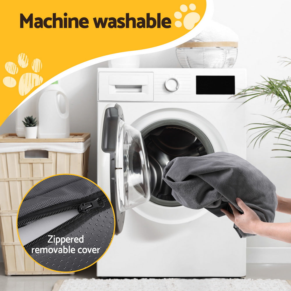 Alderon Pet Platform Bed – Grey – Large 105 cm