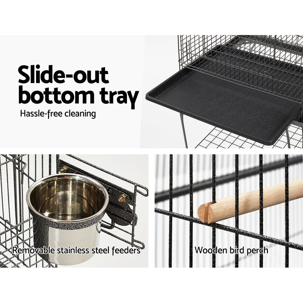 Meridian Large Bird Cage – Black – 150cm