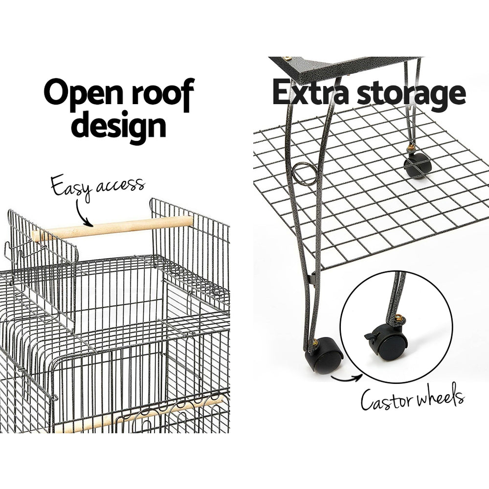 Kairo Bird Cage – Black – 145 cm