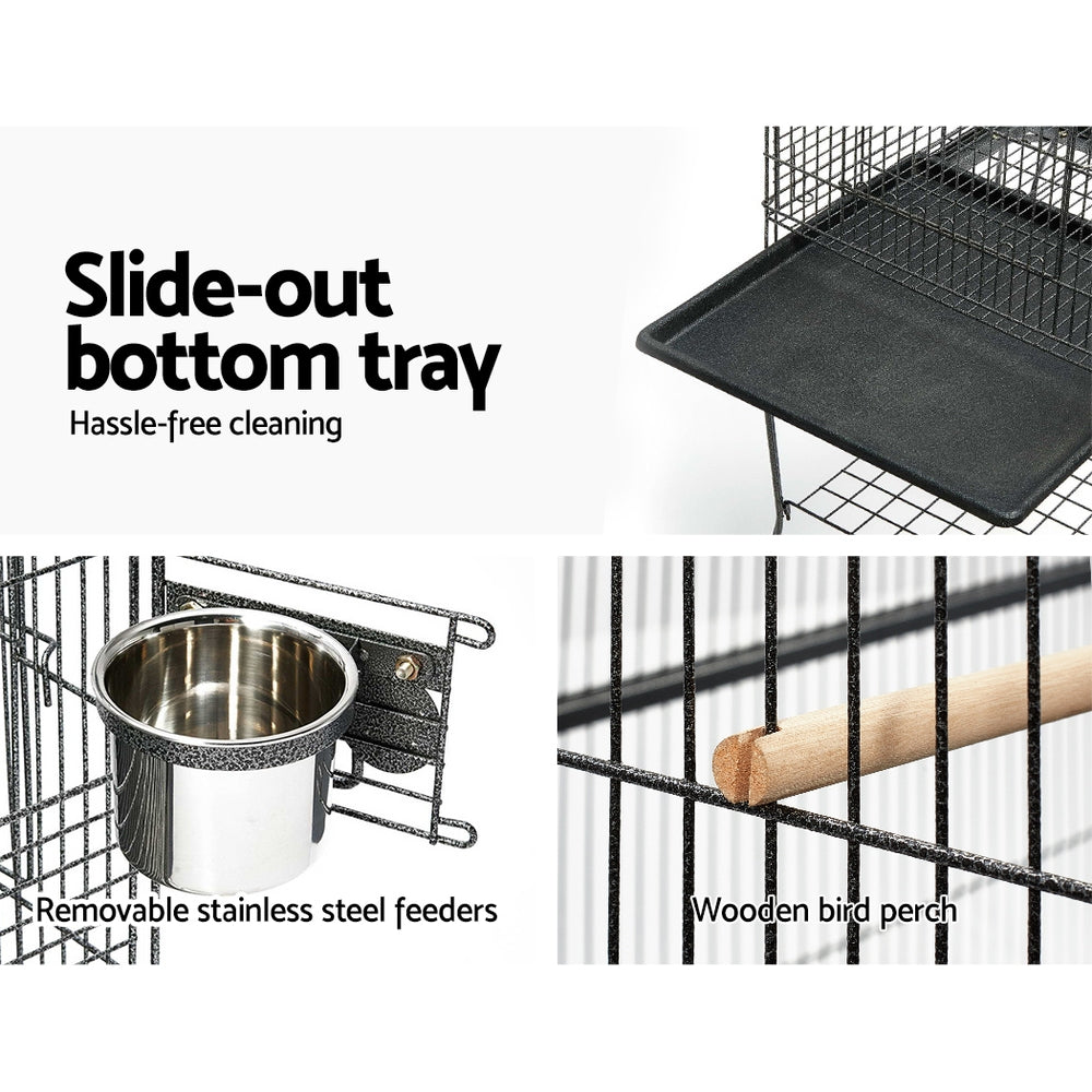 Kairo Bird Cage – Black – 145 cm