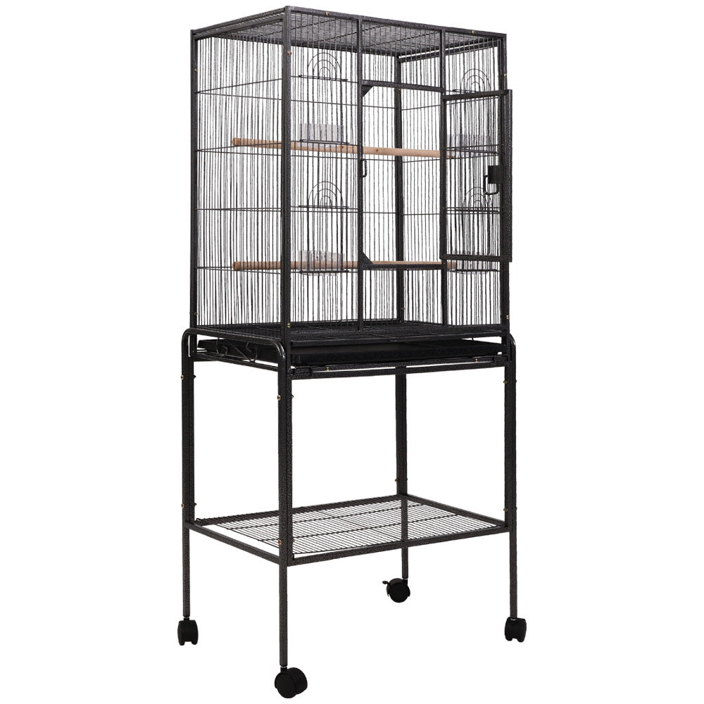 Falkon Large Aviary Bird Cage – Black – 144 cm
