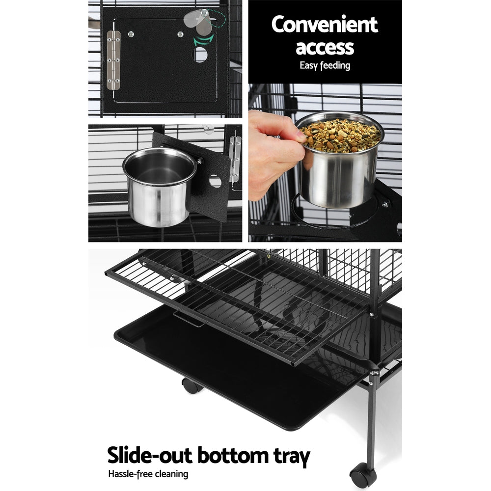 Summit Bird Cage – Black – 173 cm