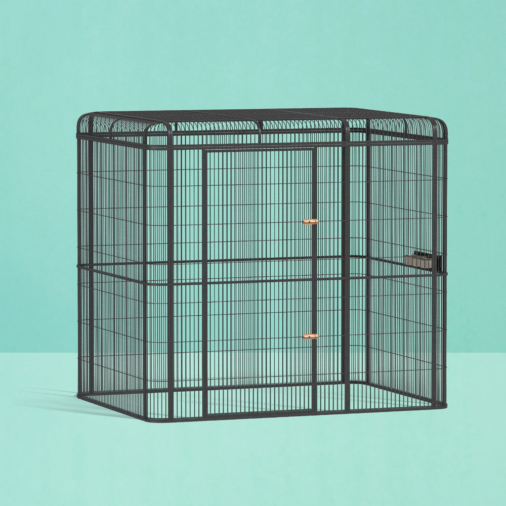 Bird Cage Large Walk - in Aviary Budgie Perch Cage Parrot Pet Huge 203cm
