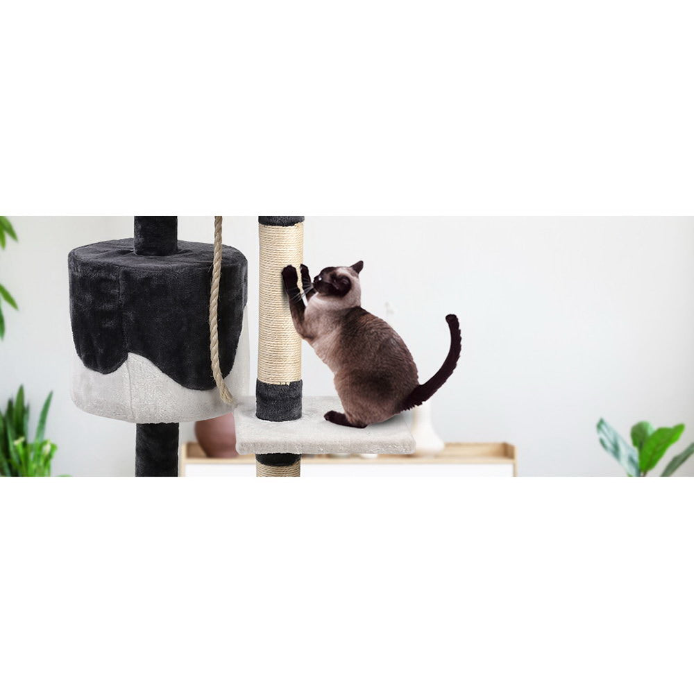 Pinnacle Multi-Level Cat Tree – Grey – 112 cm