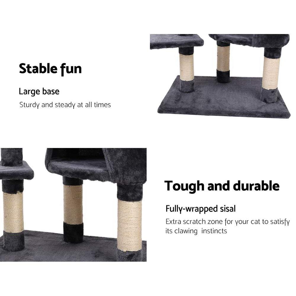 Cosmos Multi-Level Cat Tree – Dark Grey – 120 cm
