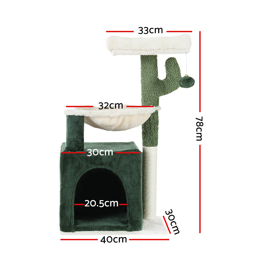 Flory Cat Scratching Tree – Green – 78 cm