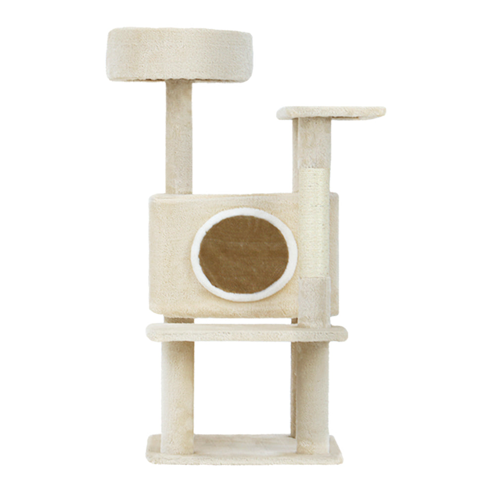 Hickory Cat Tree Tower – Beige – 90 cm