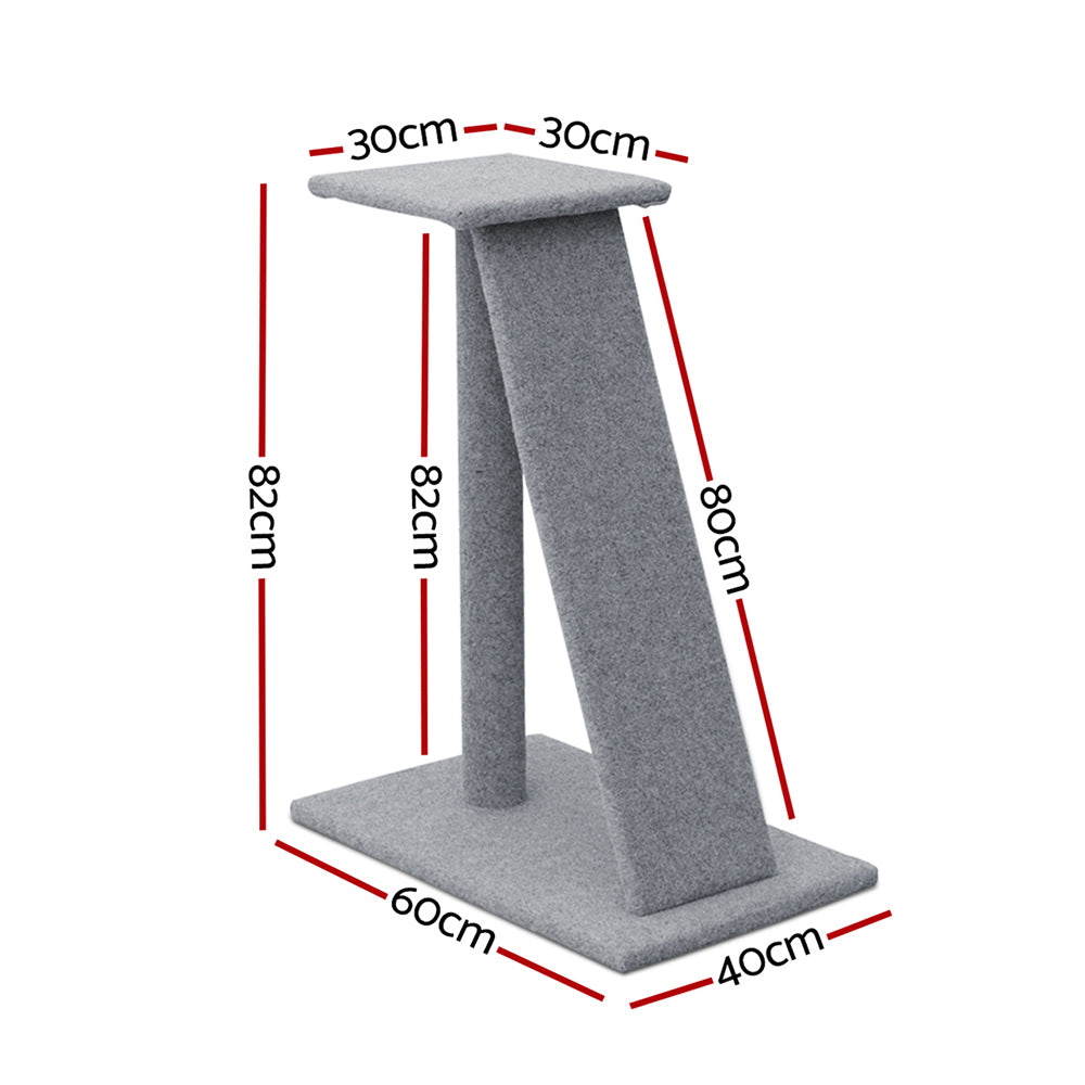 Felino Cat Scratching Post – Grey – 82cm