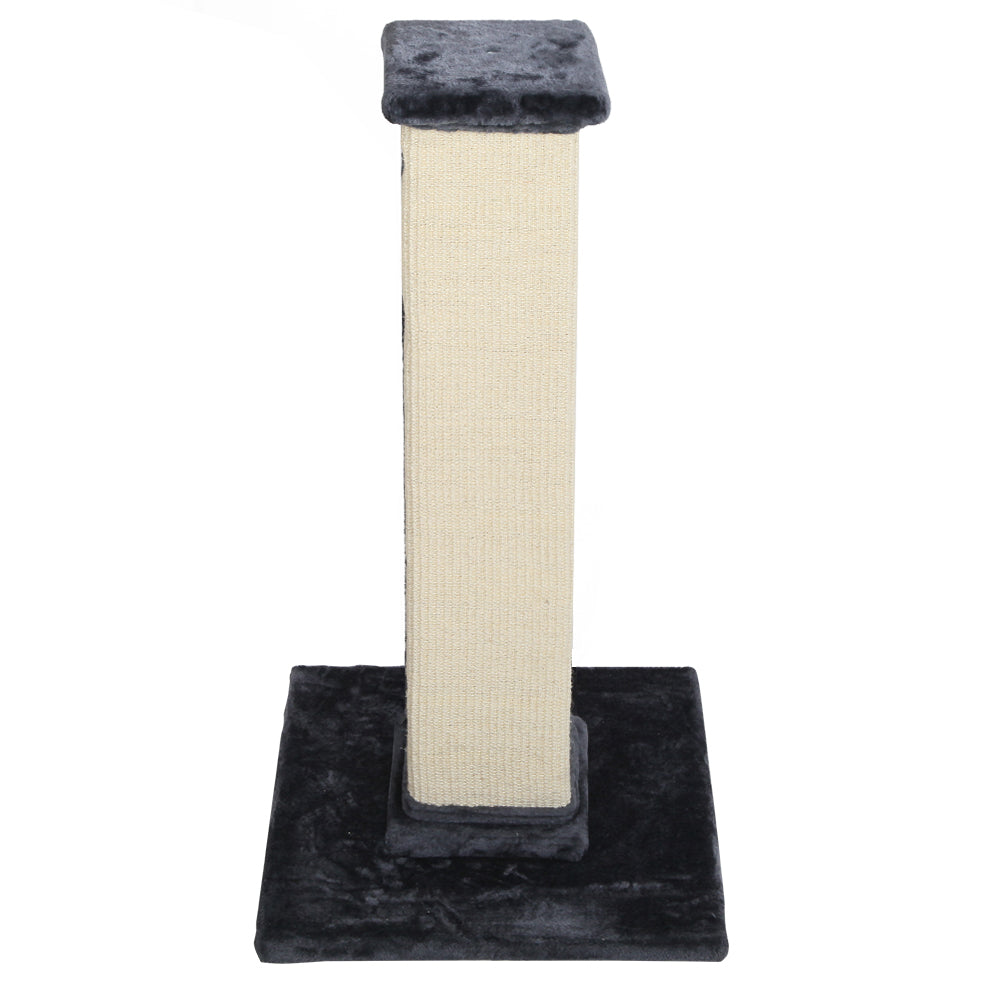 Aspen Cat Scratching Post Tower – Grey – 92 cm