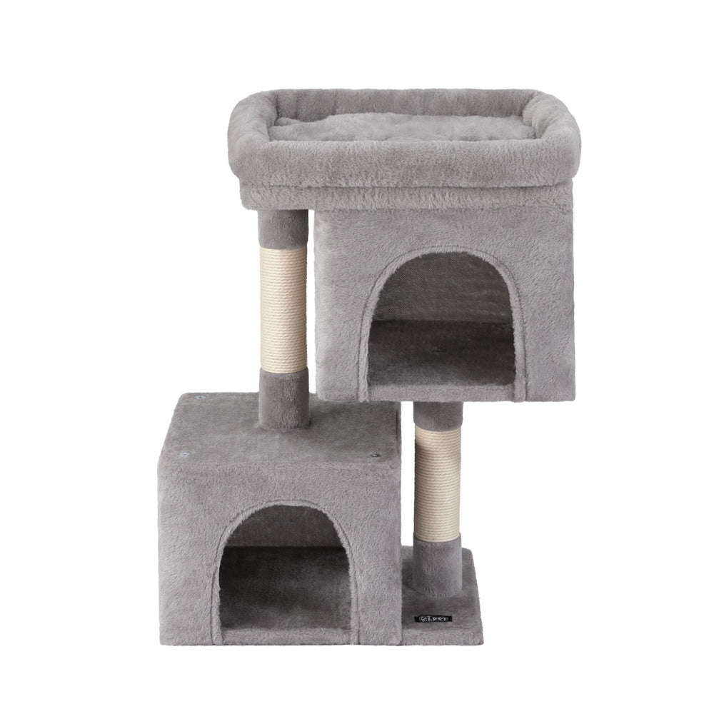 Mira Cat Tree Tower – Light Grey – 67 cm