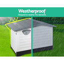 Large Outdoor Dog Kennel - Grey