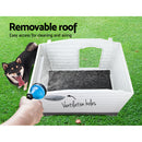 Large Outdoor Dog Kennel - Grey