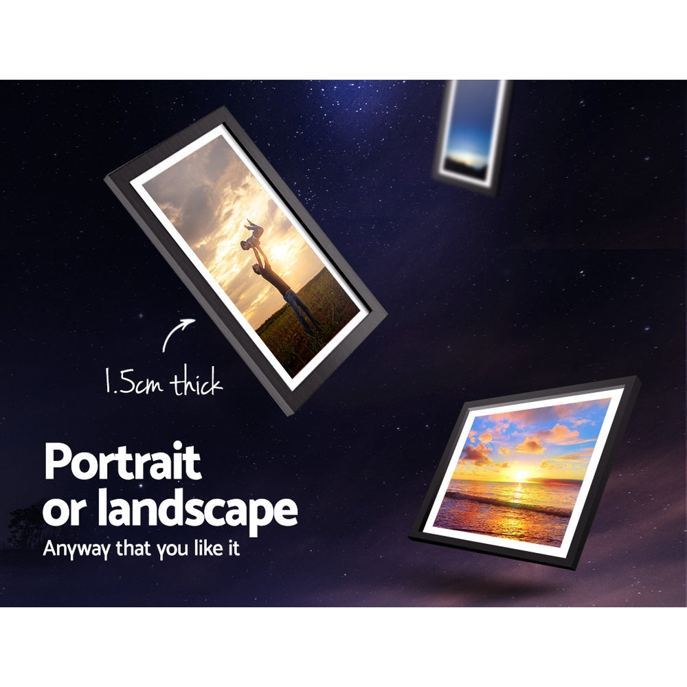 Marston Photo Frame Set – Black – 26 Pieces