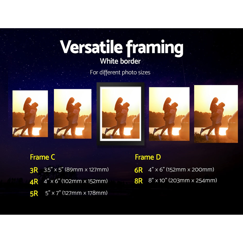 Marston Photo Frame Set – Black – 26 Pieces