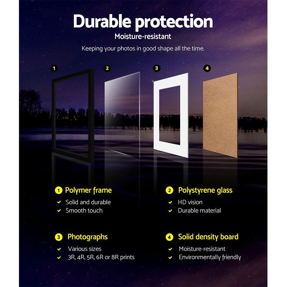 Gallery A3 Photo Frame Set – Black – Set of 3