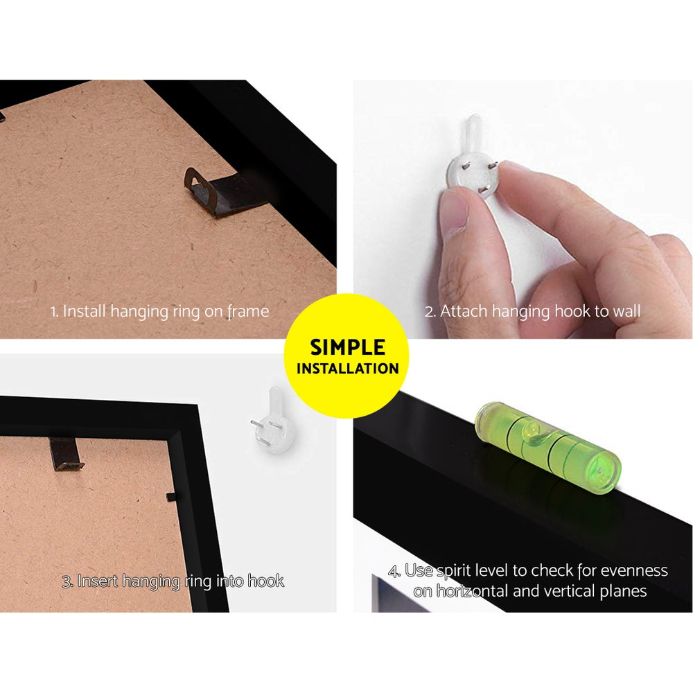 Gallery A3 Photo Frame Set – Black – Set of 3