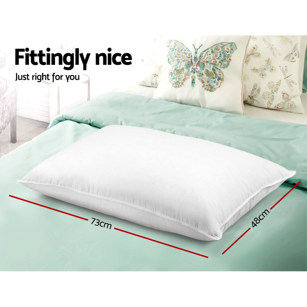 Rowan 4-Pack Bed Pillows – 2 Firm & 2 Medium