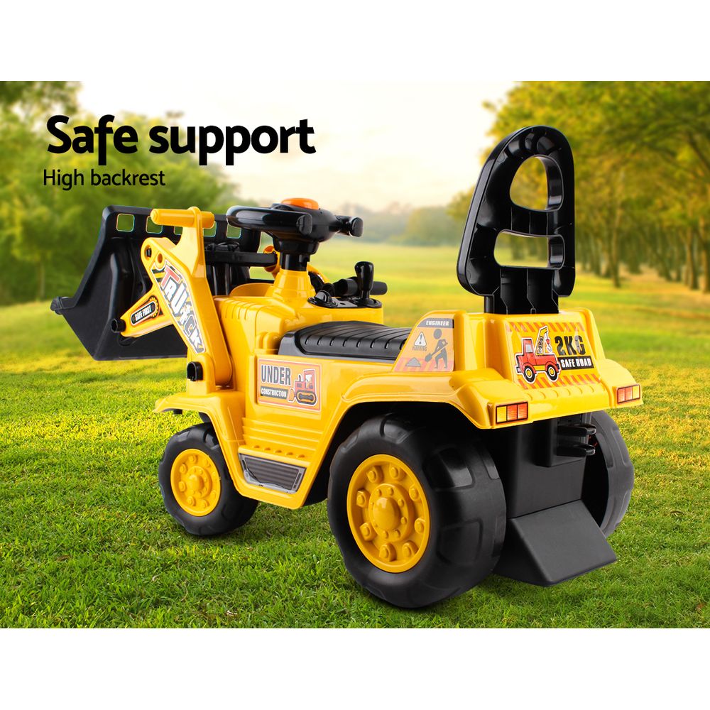 Nara Ride On Bulldozer – Yellow – Kids