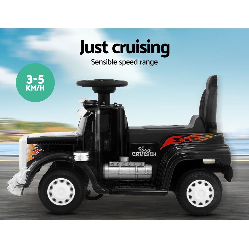 Falcon Electric Ride On Truck – Black – Kids