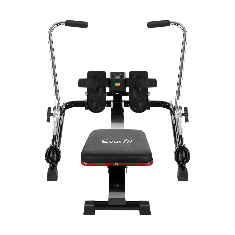 Titan Hydraulic Rowing Machine – Black – Compact Design