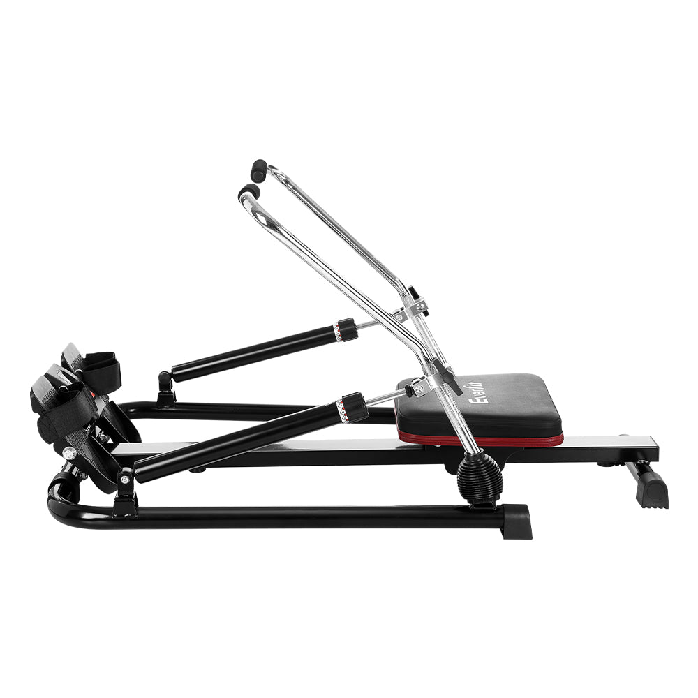 Titan Hydraulic Rowing Machine – Black – Compact Design