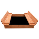 Kids Wooden Sandbox - 90cm