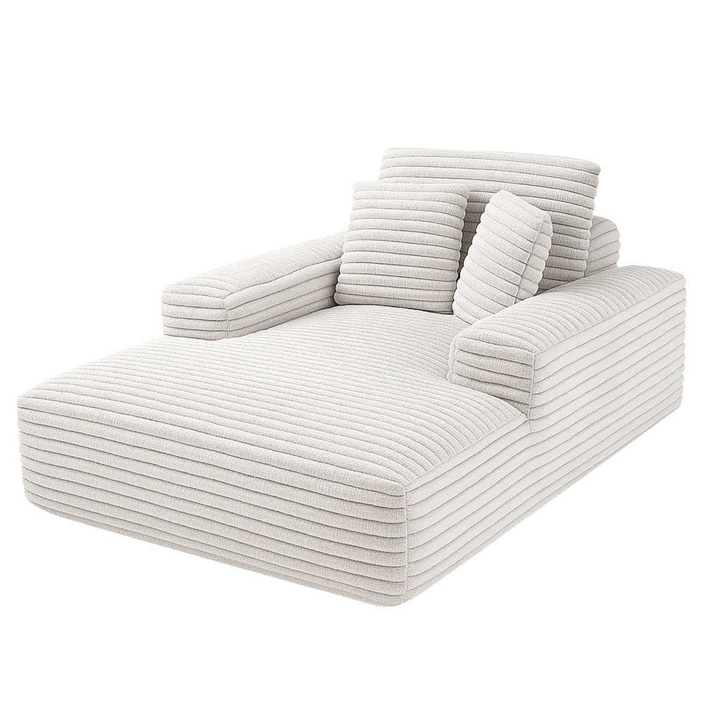 Sofa Bed Lounge Chair Recliner Couch Reading Chairs Sleeper Cloud Sofas Faux Fur Fabric