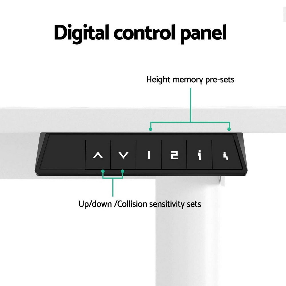 Veston Electric Treadmill Desk Combo – White – 140 cm