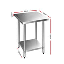 Stainless Steel Kitchen Bench – 610x610mm