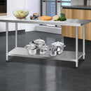 Stainless Steel Kitchen Bench – 1829x760mm