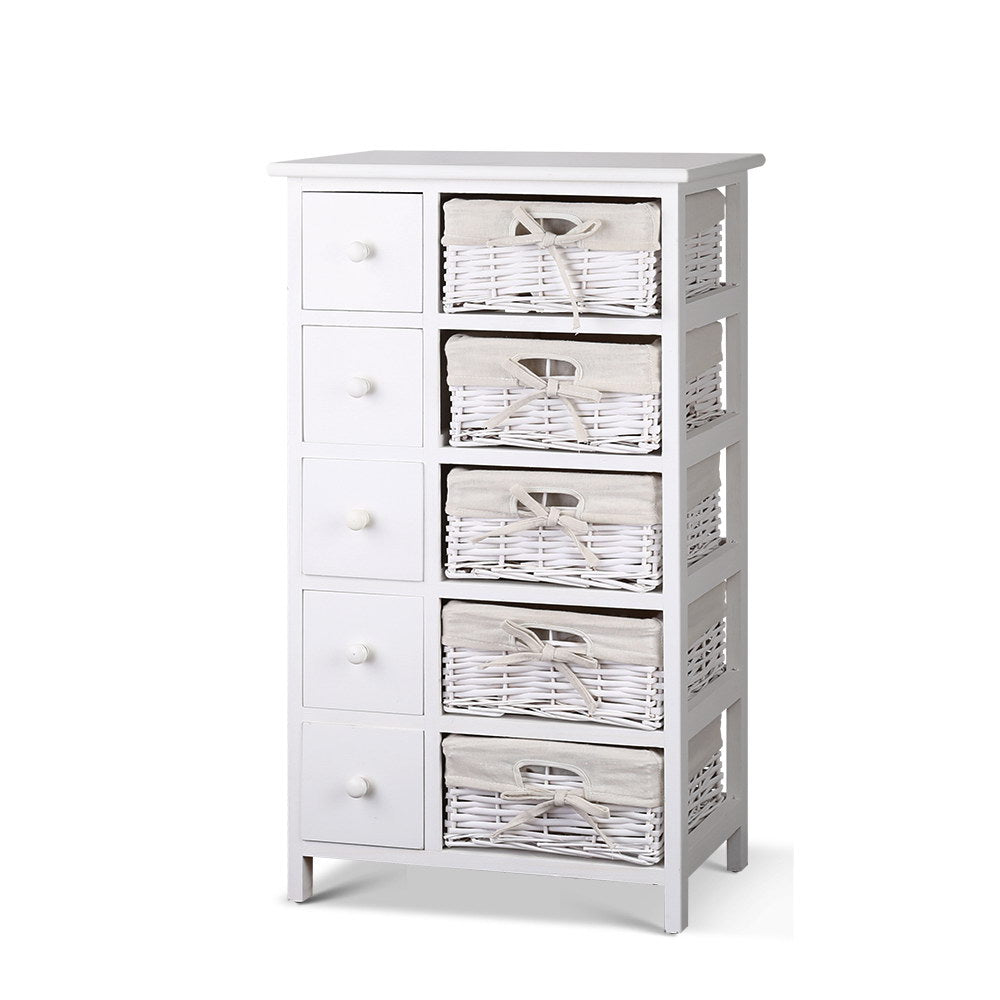 Serano Storage Cabinet – White – 5 Drawer