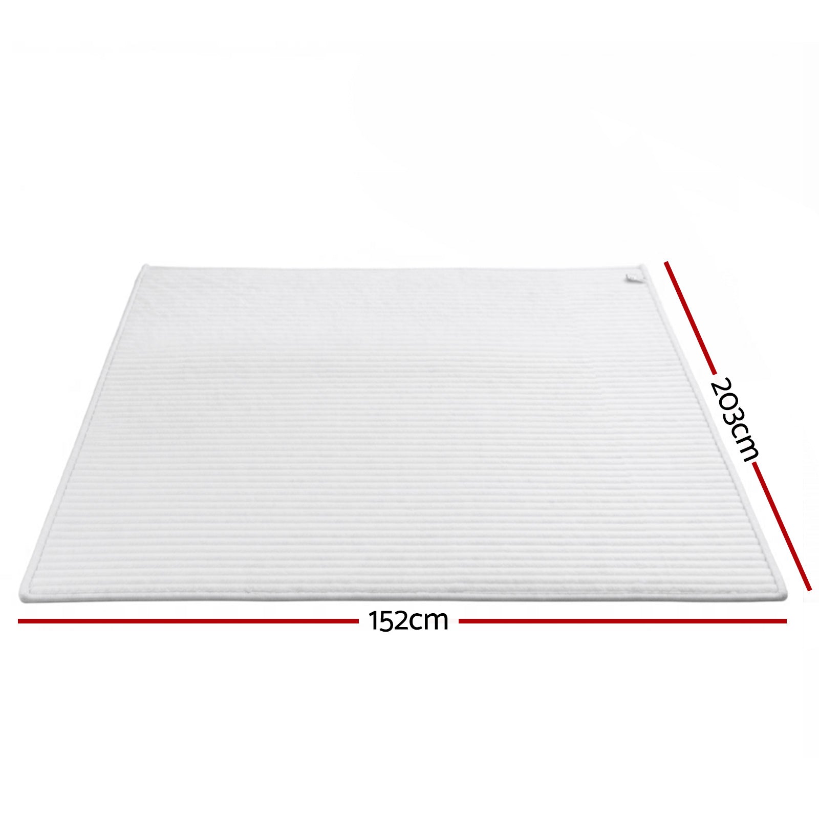 Serena Fleece Throw Blanket – White – Queen