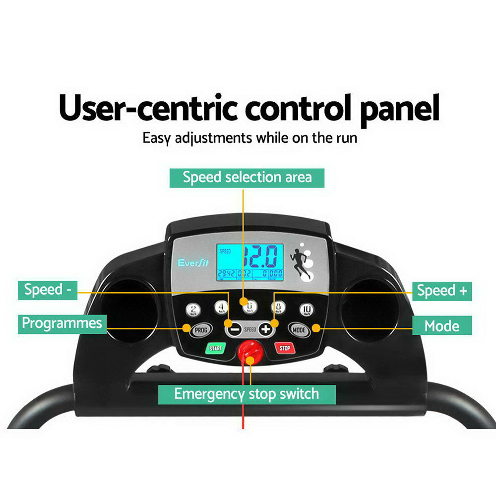 Alderon Electric Treadmill – Black – 340 mm