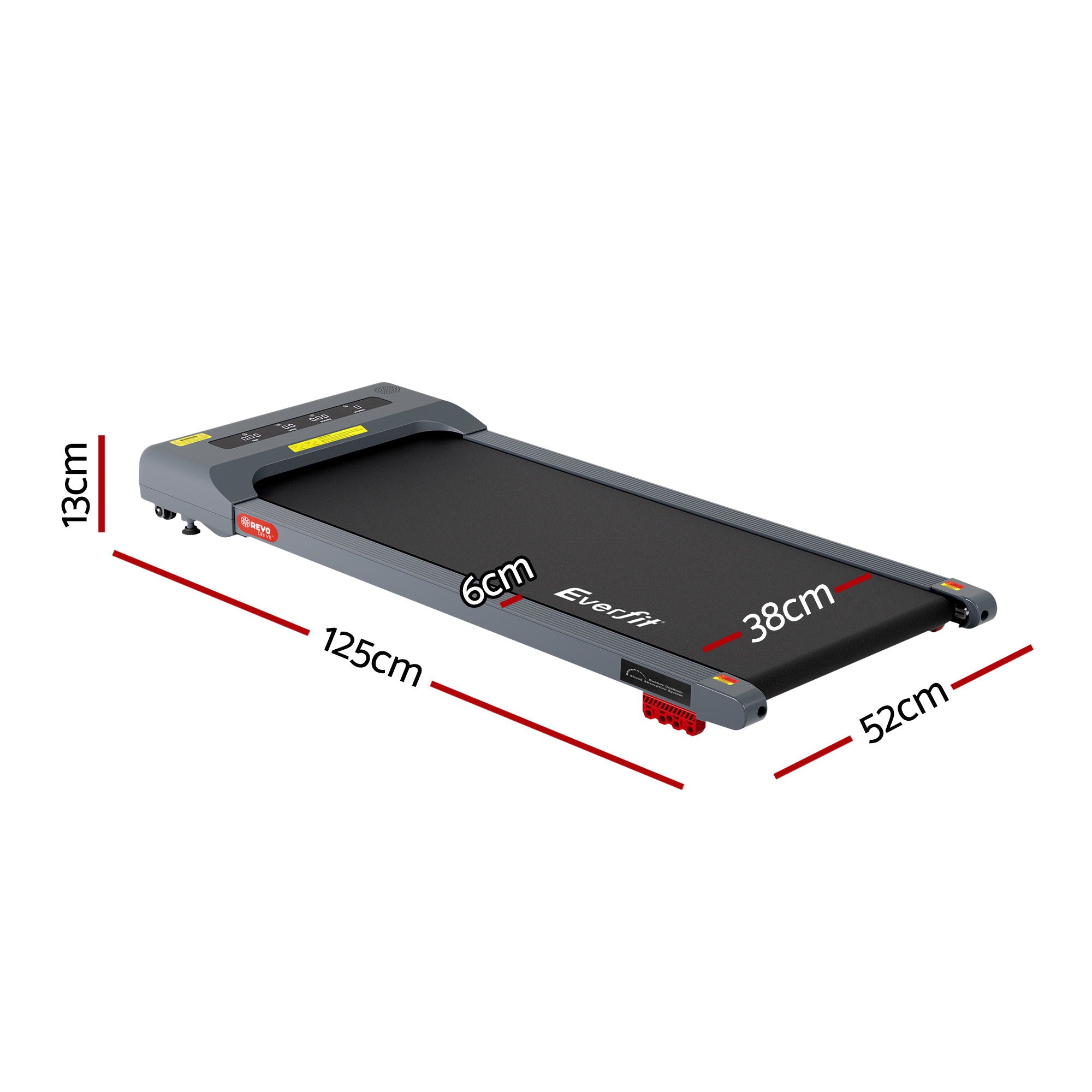 Serano Electric Walking Pad with Incline – Grey – 380mm