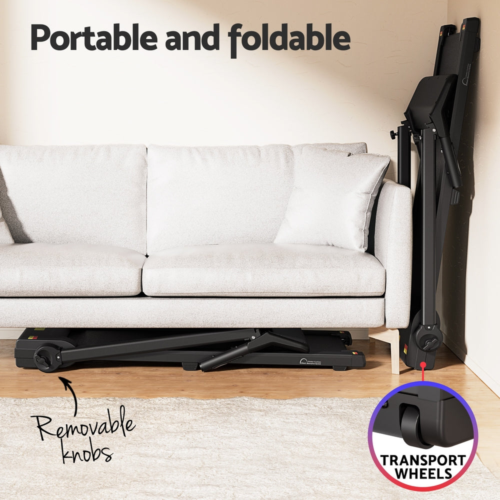 Callan Electric Foldable Treadmill – Black – 45 cm